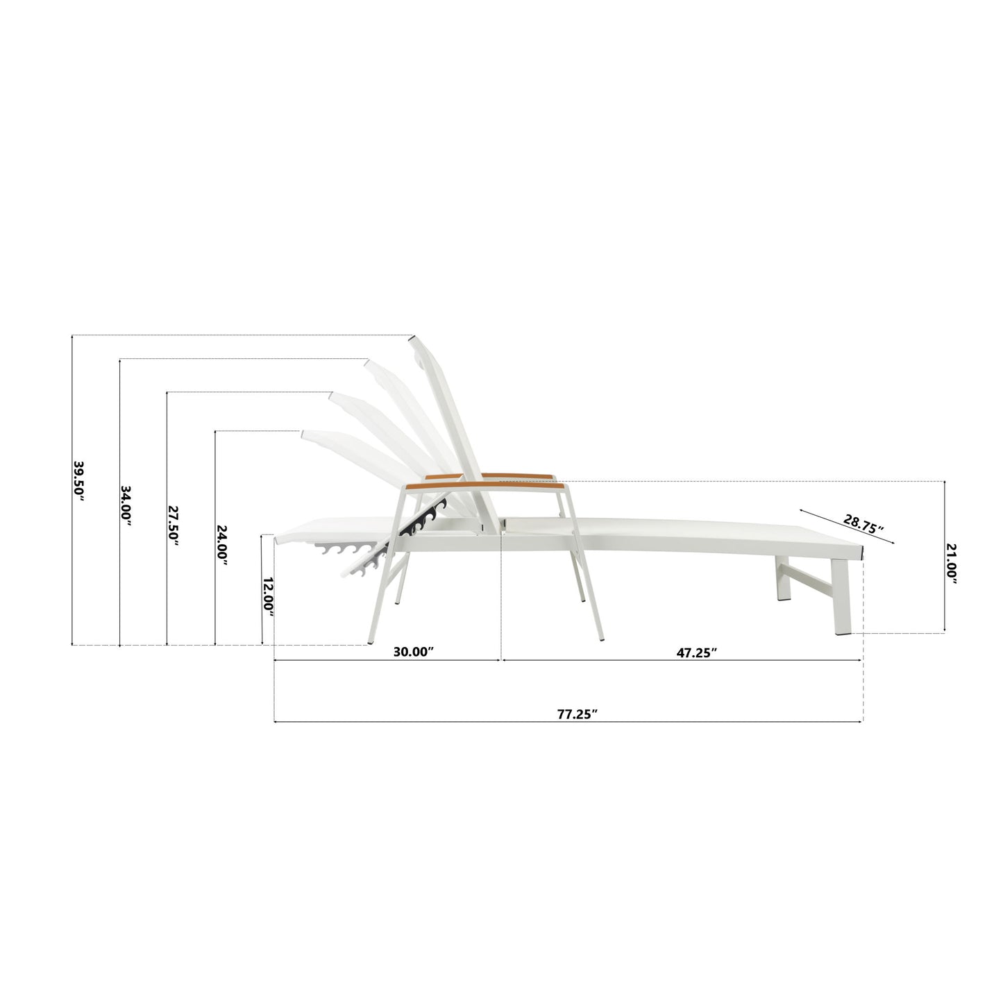 Oaxton - Chaise Lounge