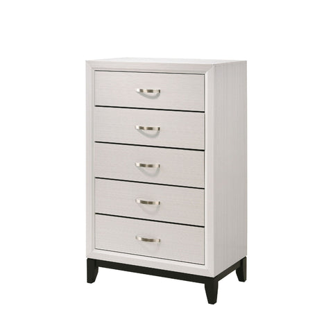 Contemporary 5 Drawer Tall Chest