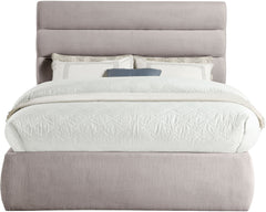 Adam - Linen Fabric Bed With 52" Headboard