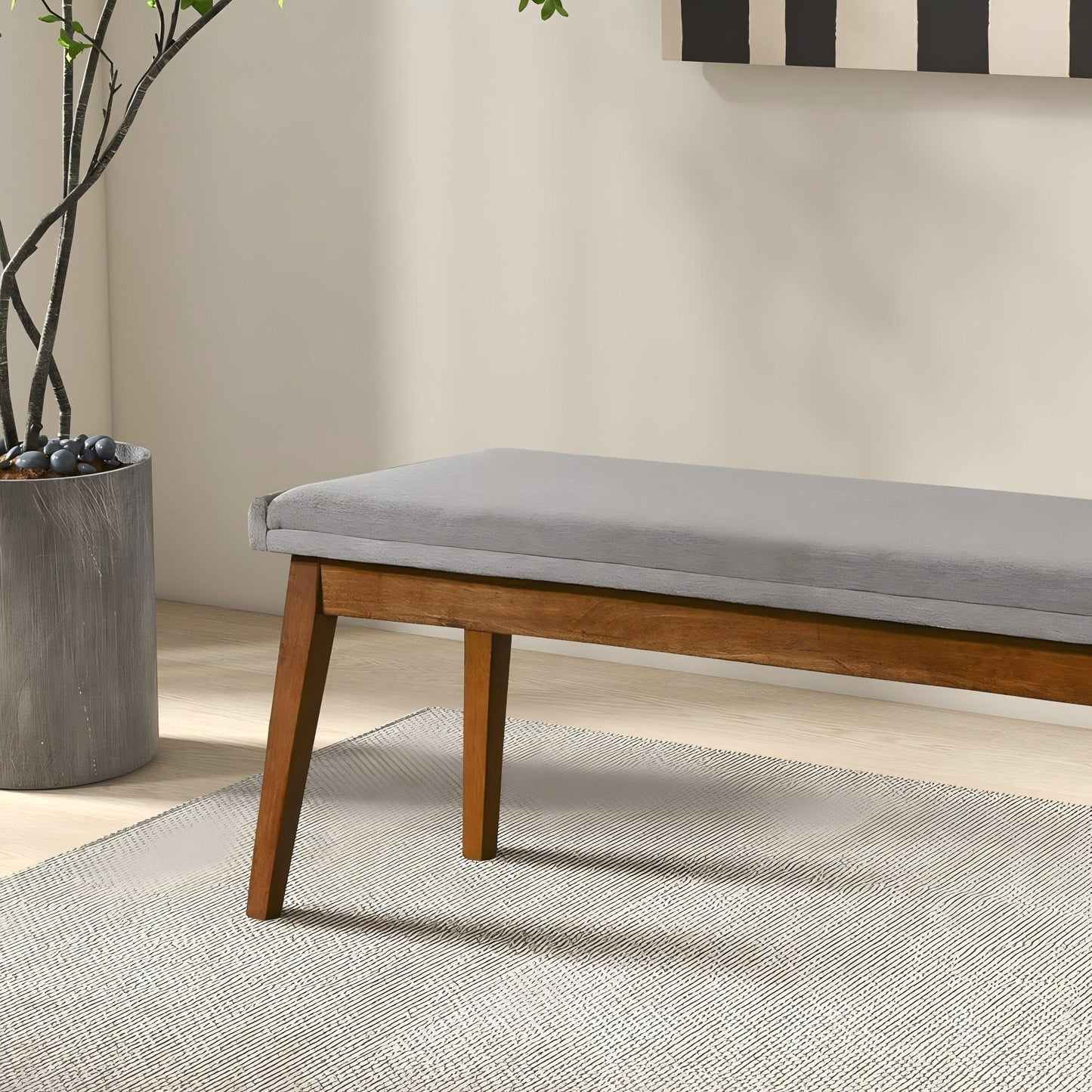 Warren - Bench - Ash Gray