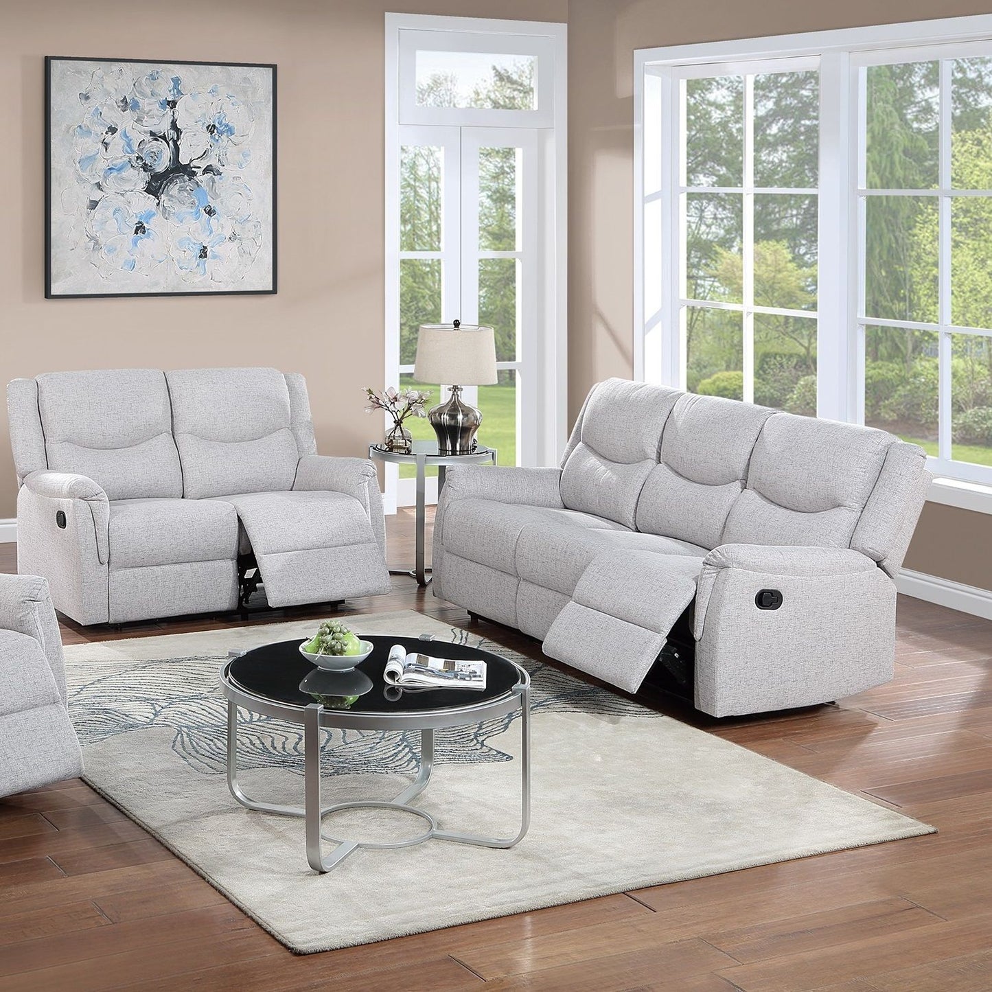 Modern Style Living Room Set, Manual Motion