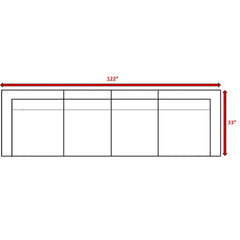 Luxurious Wicker Patio Sectional With Weather Resistant Sunbrella Cushions