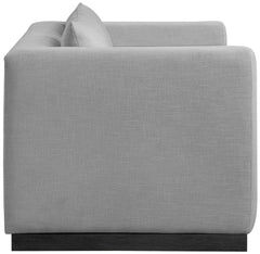 Alfie - Linen Textured Fabic Loveseat