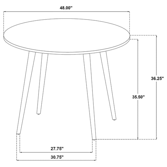 Waverly - Round Counter Height Dining Table - Light Ash