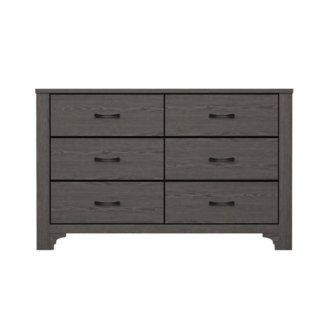 6 Drawer Dresser - Brown