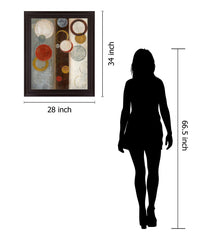 Retro Orbit - 28" x 34" Framed Wall Art