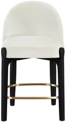 Torino - Counter Stool With Brushed Black Base