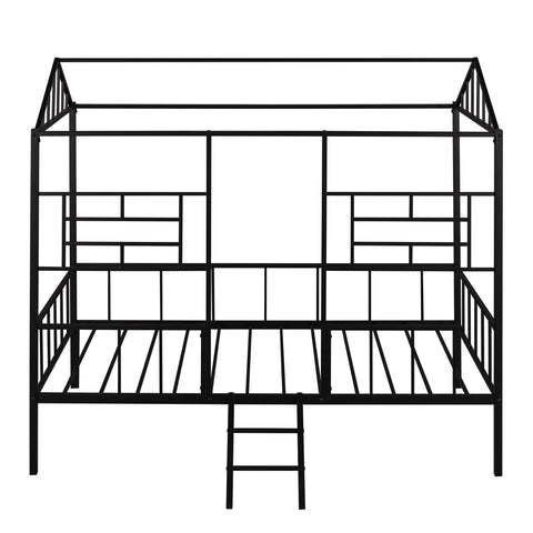 House Bed Frame With Slatted Support, No Box Spring Needed