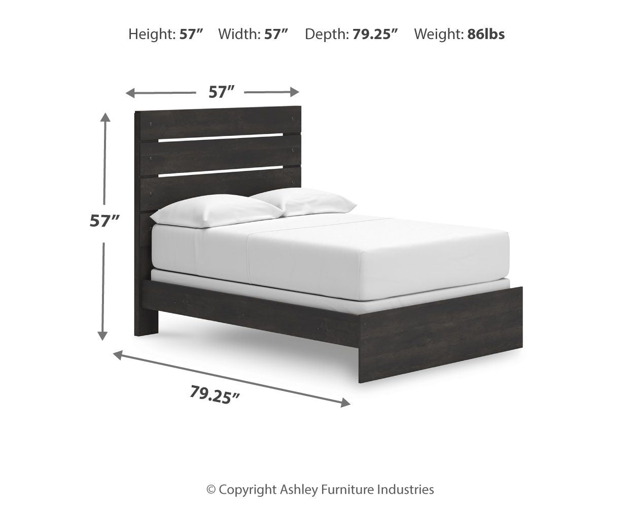 Hollivern - Panel Bed