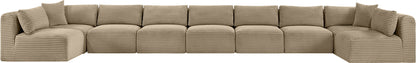Shaggy - Fabric 9 Piece Modular Sectional