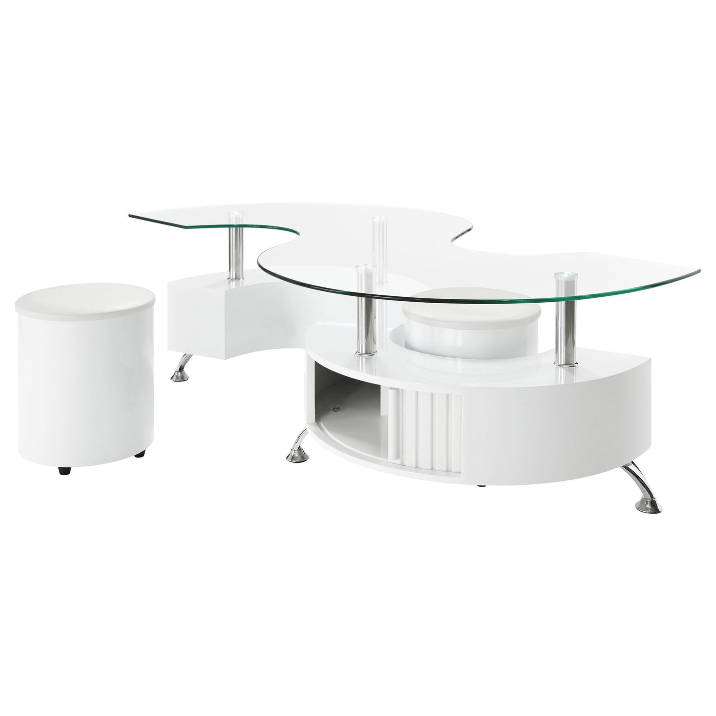 Marley - 3 Piece Coffee Table And Stools Set