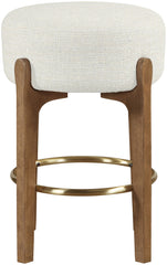 Torino - Backless Counter Stool With Brushed Brown Base (Set of 2)