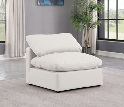 Indulge - Faux Leather Armless Chair