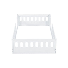 Platform Bed With Guardrail