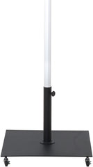 Amalfi - Aluminum Patio Umbrella - Black Base / White Pole