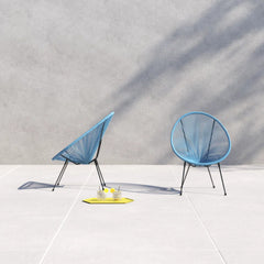 Modern Egg Shaped String Chairs (Set of 2)