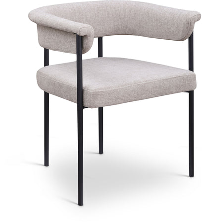 Malin - Linen Dining Chair (Set of 2) - Taupe