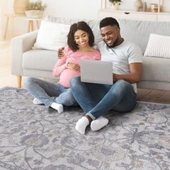 Marfi - 6' X 9' Oriental Area Rug - Sand / Ivory