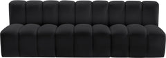 Arc - Faux Leather 3 Seats Modular Sofa