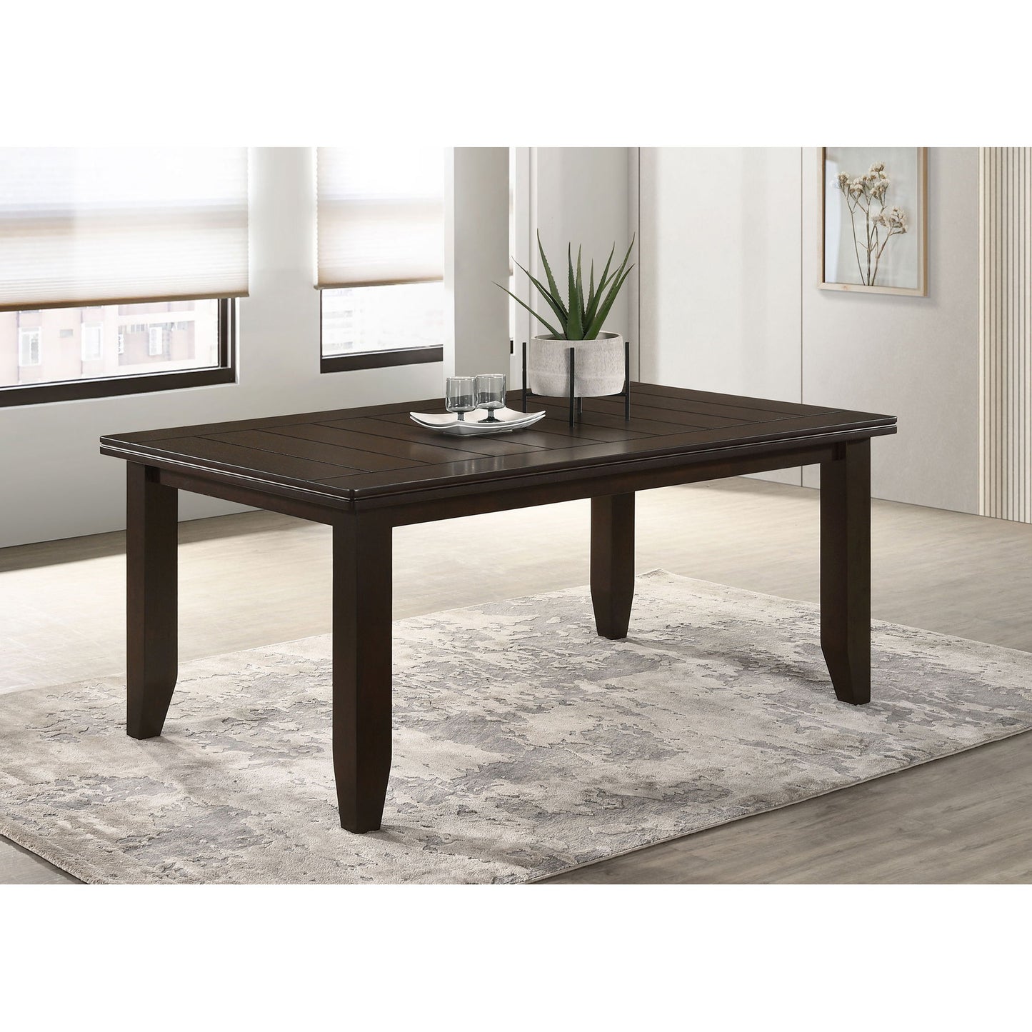 Cornish - Rectangle Dining Table - Cappuccino