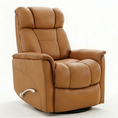 Bentley - Swivel Glider Recliner With Manual Adjustable Headrest & Footrest