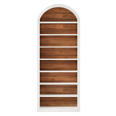 8 Tier Arched Open Display Shelving Unit For Living Room