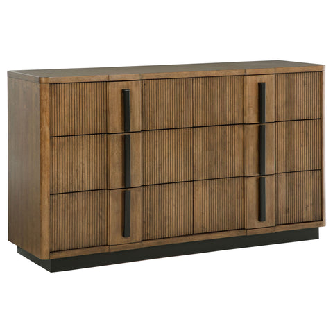 Moraga - 6 Drawer Dresser Cabinet - Ash Brown