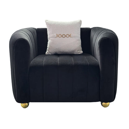 Single Sofa With High Resilience Foam