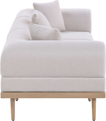 Laguna - 3 Piece Resilient Water Resistant Fabric 106.5" Upholstered Outdoor Patio Modular Sofa