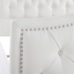 Marcella - Upholstered Shelter Headboard Bed Set