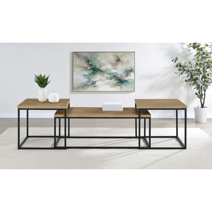 Rosey - 3 Piece Coffee Table Set - Mango Color