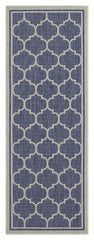 Sunshine - 5'3" X 7'3" Indoor, Outdoor Area Rug Polypropylene - Blue