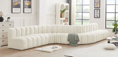 Arc - Velvet 8 Piece Curved Modular Sofa