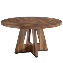 Round Dining Cross Base Kitchen Table