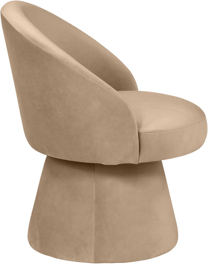 Selene - Upholstered Swivel Dining Chair