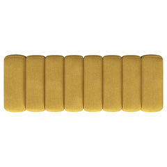 Modern Upholstered Tufted Accent Bench & Round Legs