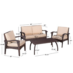 Honolulu - Wicker Set Outdoor Seating