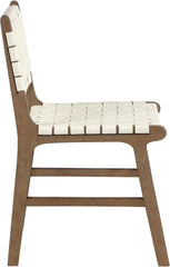 Entwine - Vegan Leather Upholstered Dining Chair - Painted Brown