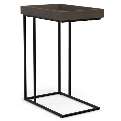 Gallagher - C-Side Table - Walnut Brown