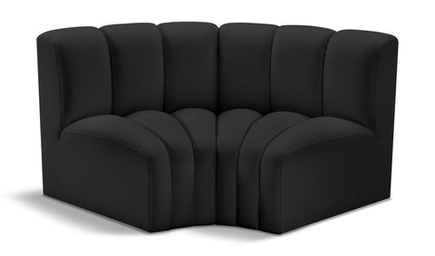 Arc - Faux Leather 2 Piece Modular Sofa