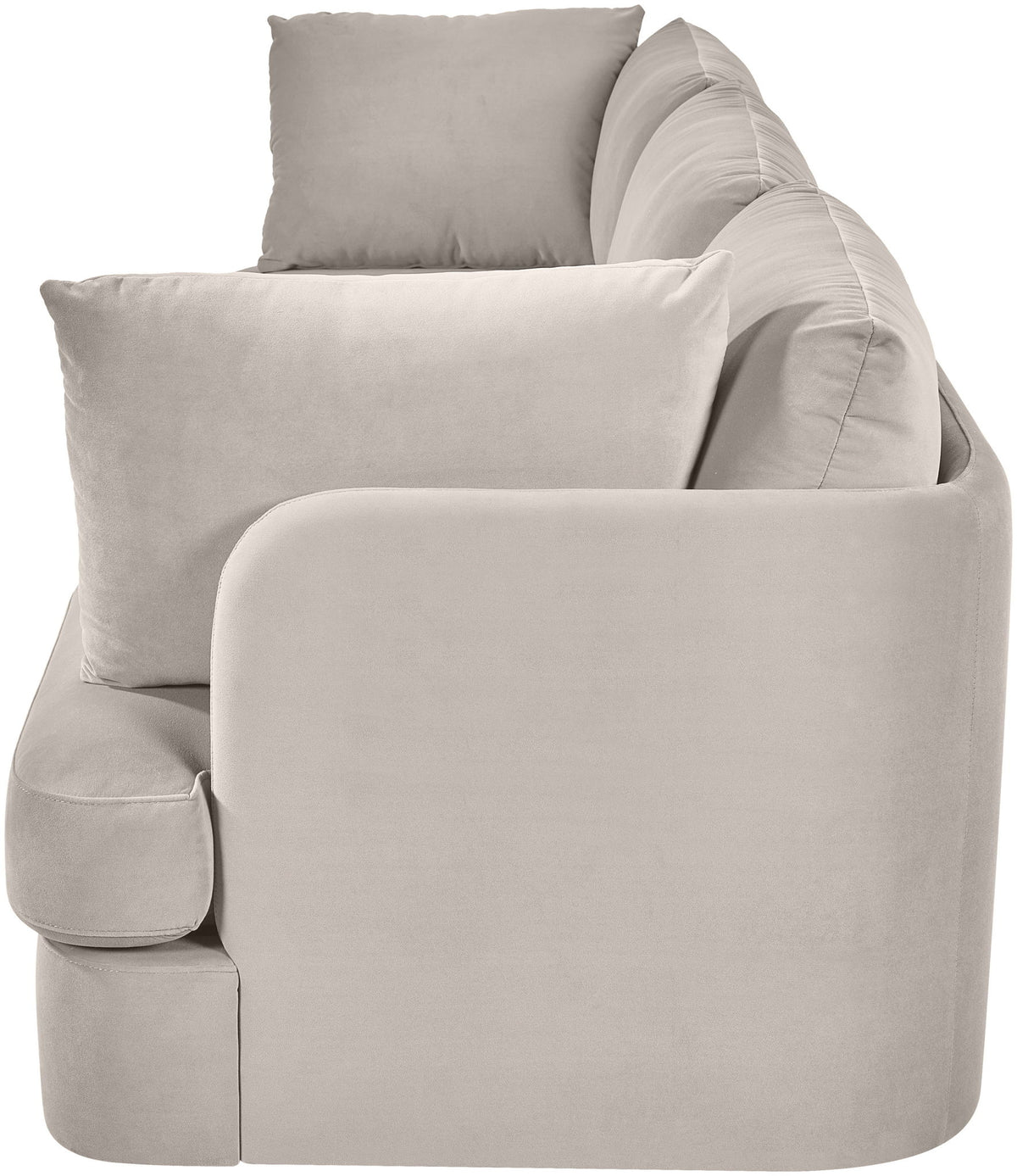 Hammond - Velvet Performance Fabric Upholstered 3 Piece Sofa