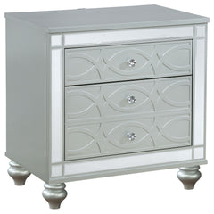 Menlo - 2 Drawer Nightstand - Gray