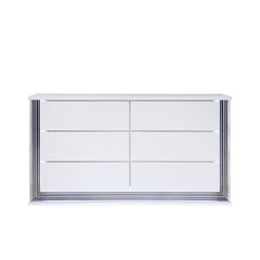 Moon - 5 Pieces Bedroom Set With LED Accent