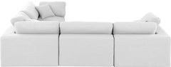 Comfy - 4 Piece Linen Fabric Modular Sectional