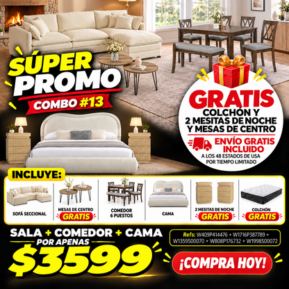 48-COMBO #13 CASA COMPLETA 3599
