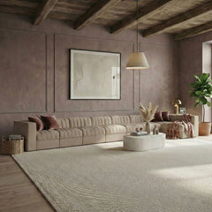 Rummi - Velvet Performance Fabric Upholstered 8 Piece Modular Sectional, L-Shaped (Right)