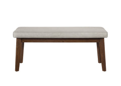 Salerno - Bench - Gray / Brown