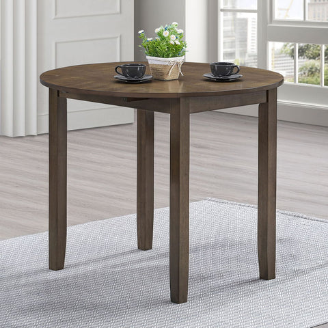 Damica - Round Dining Table - Walnut