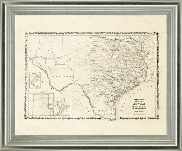 Aged Cartographer - 28" x 34" Framed Wall Art