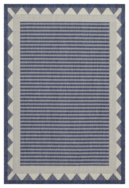 Sunshine - 5'3" X 7'3" Indoor, Outdoor Area Rug - Blue